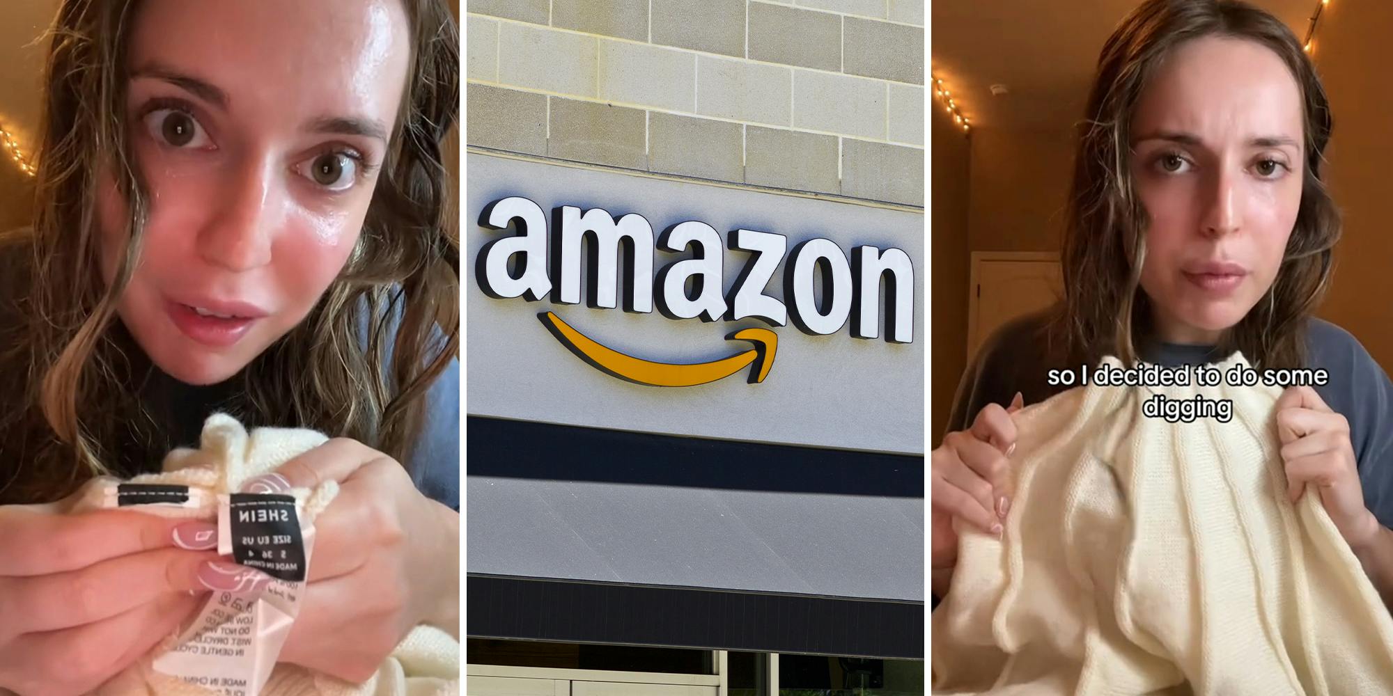 Customer exposes Amazon after finding $44 sweater for $14 on Shein