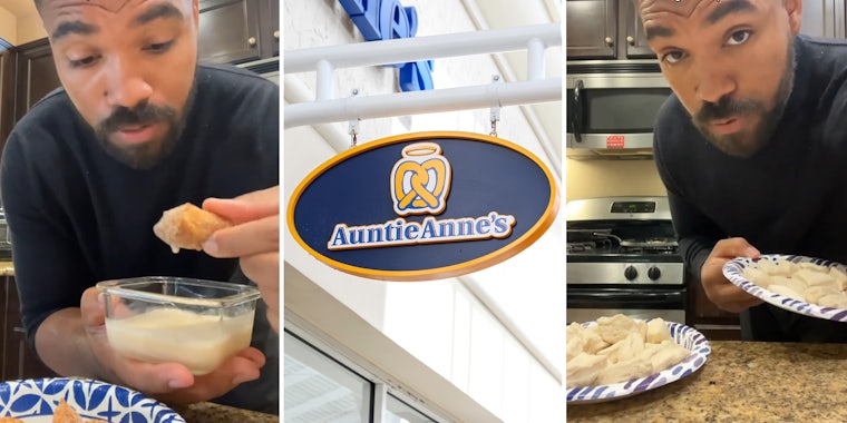 Fast-food expert reveals how to make Auntie Anne’s pretzel bites at home; Auntie Anne's Store Front Logo