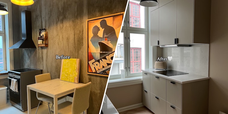 Girlfriend redecorates her boyfriend's apartment, sparking controversy about the 'girlfriend effect'