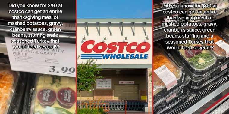 Costco shopper shows you can get an ‘entire’ Thanksgiving meal at Costco to-go for $40. Here’s what’s in it