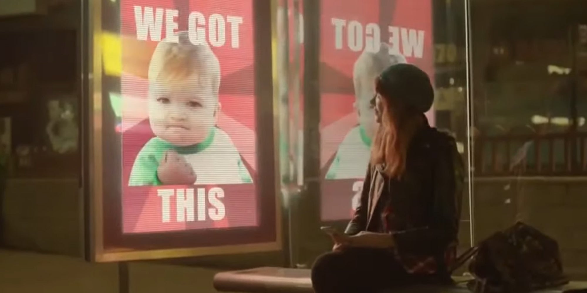 Success Kid Super Bowl Ad for success kid meme story