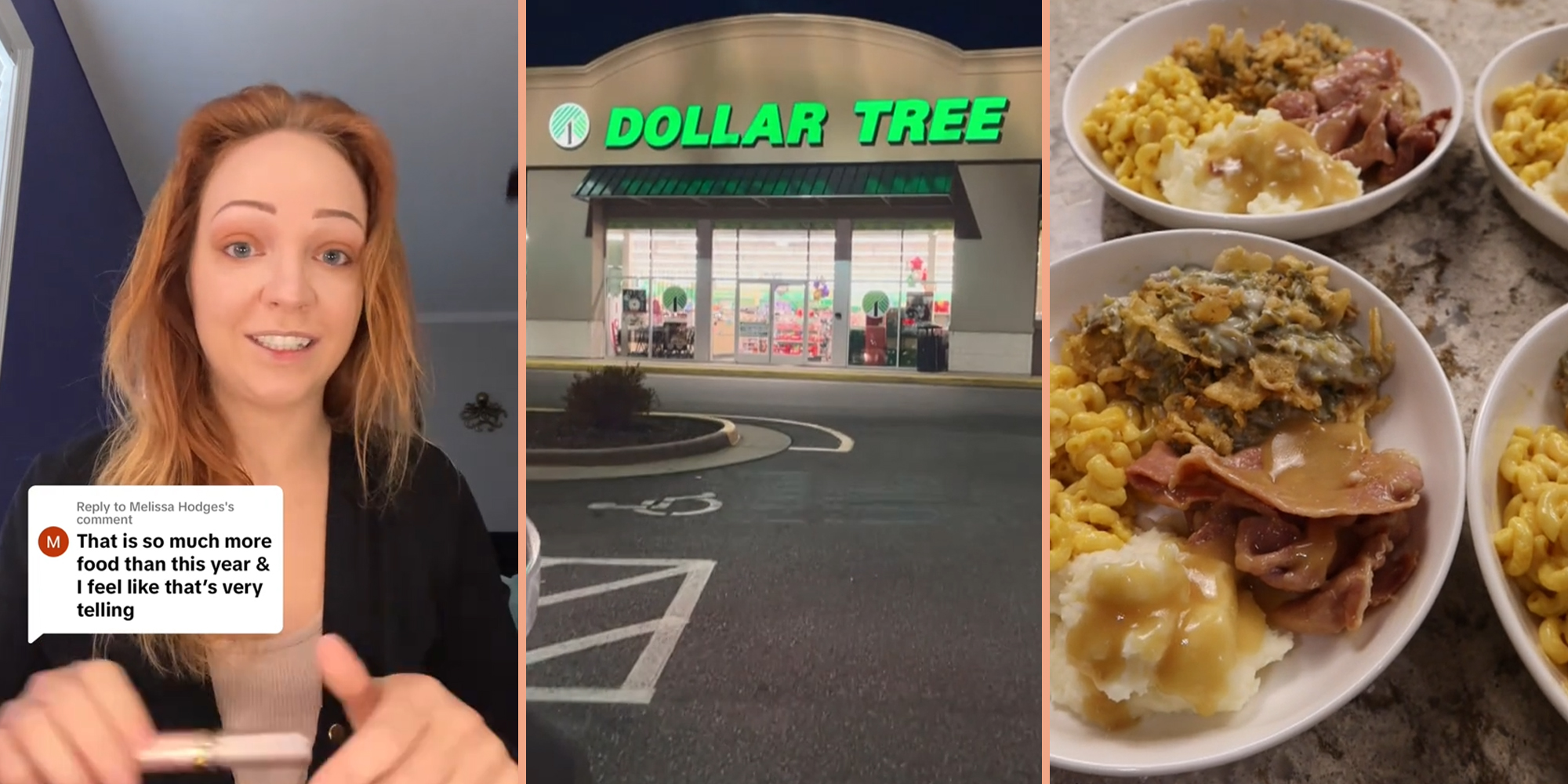 Content Creator Makes $20 Dollar Tree Thanksgiving Dinner