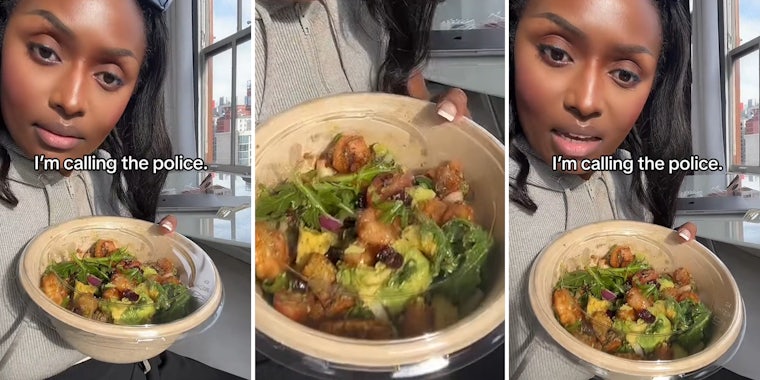 Woman says her to-go salad came out to $31 all because she added shrimp and avocado