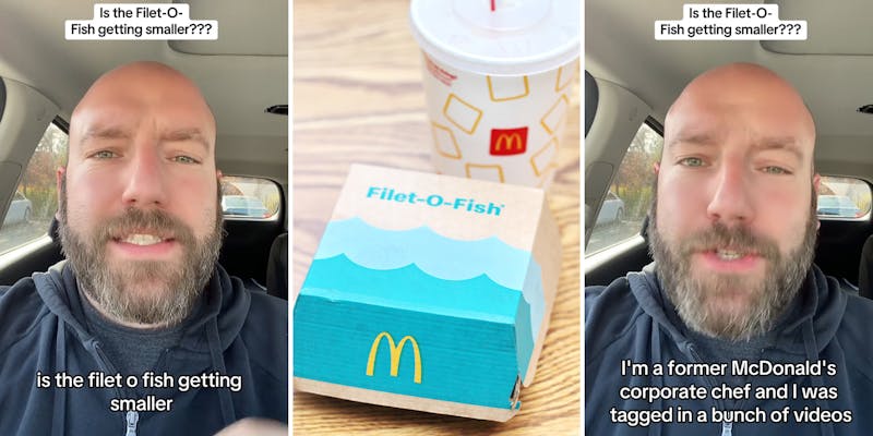 Former McDonald’s corporate chef addresses if Filet-O-Fish is getting smaller