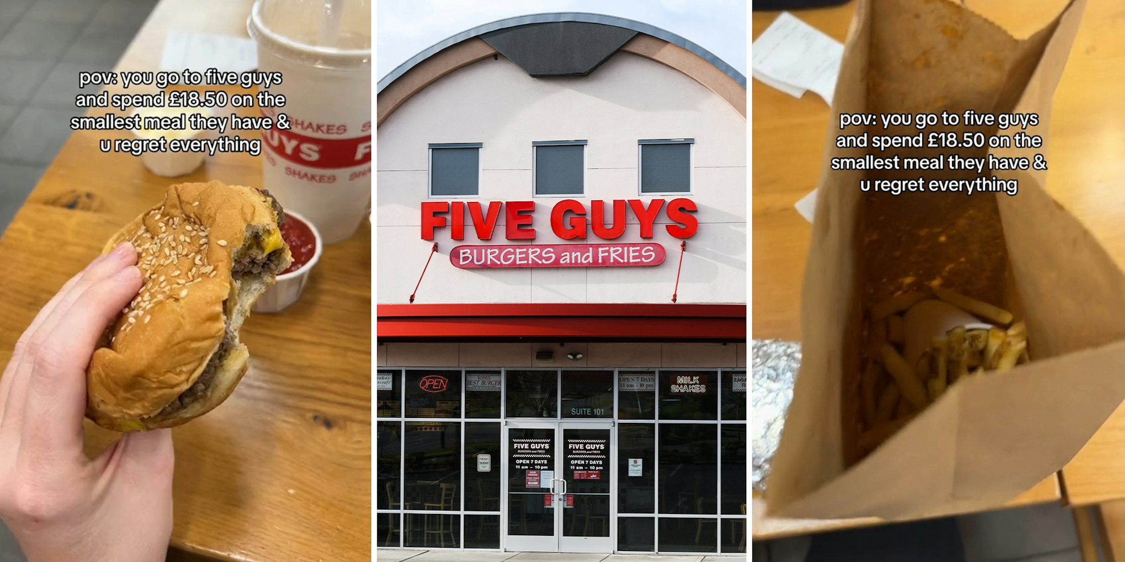 Five Guys Customer Slams Chain After Paying $22 for 'Small' Meal