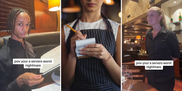 Server slams customers who lie about being ready to order