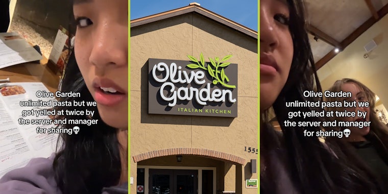 Olive Garden customers say both server and manager yelled at them for sharing unlimited pasta