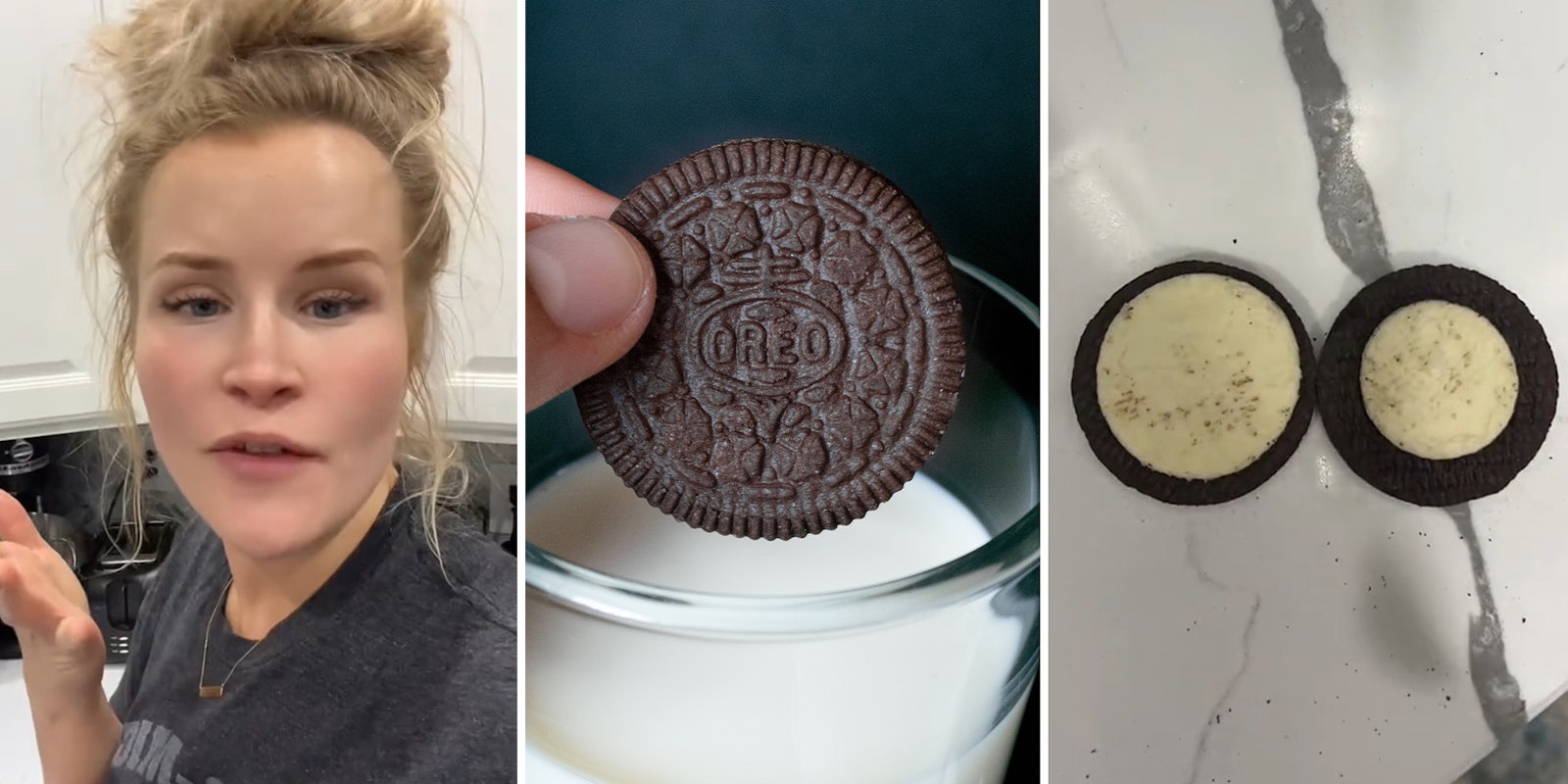 Woman claims Oreo has shrunk the amount of cream in its cookies