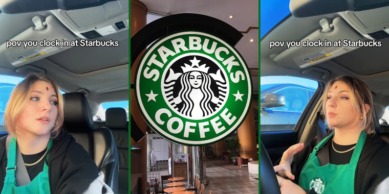 Starbucks worker mocks stores that are out of everything right after opening