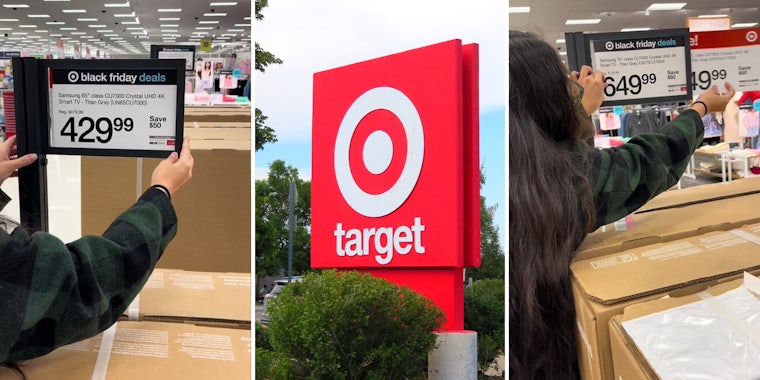 Target customer exposes Black Friday deals