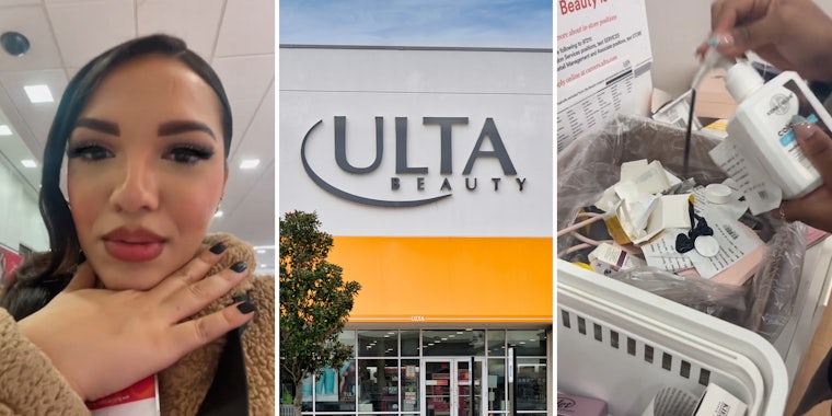 Ulta worker shows all the ‘damaged’ items they have to get rid of. But are they really damaged?