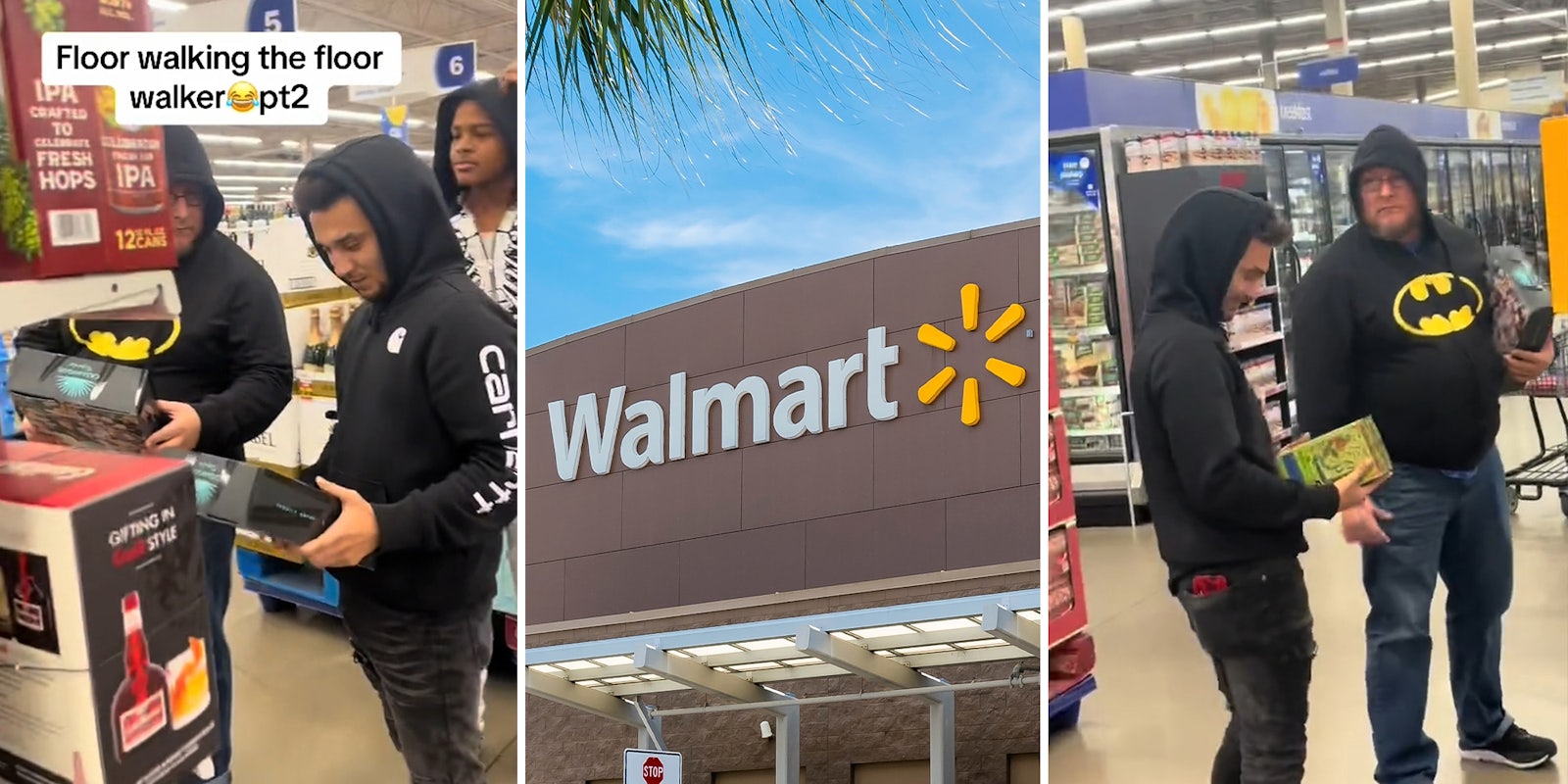 Walmart customers spot a ‘floor walker’ following them.
