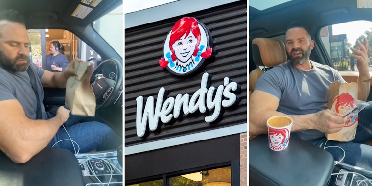 Fitness expert orders large chili at drive-thru; Wendy's logo store front