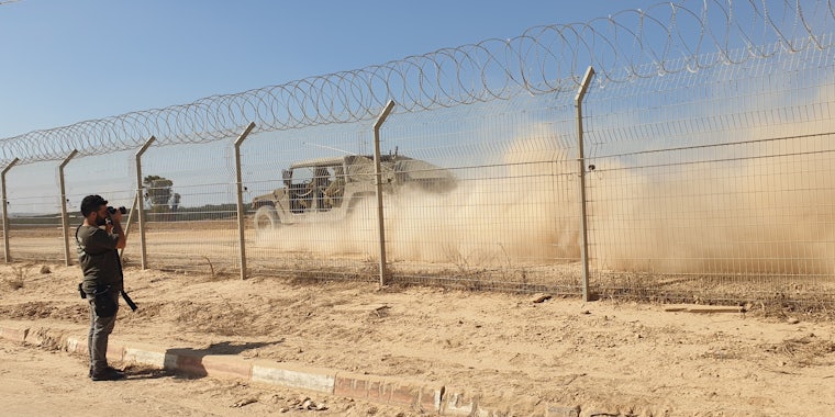 gaza border with israel