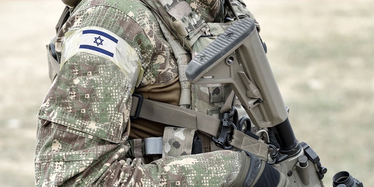 Israel soldier in uniform