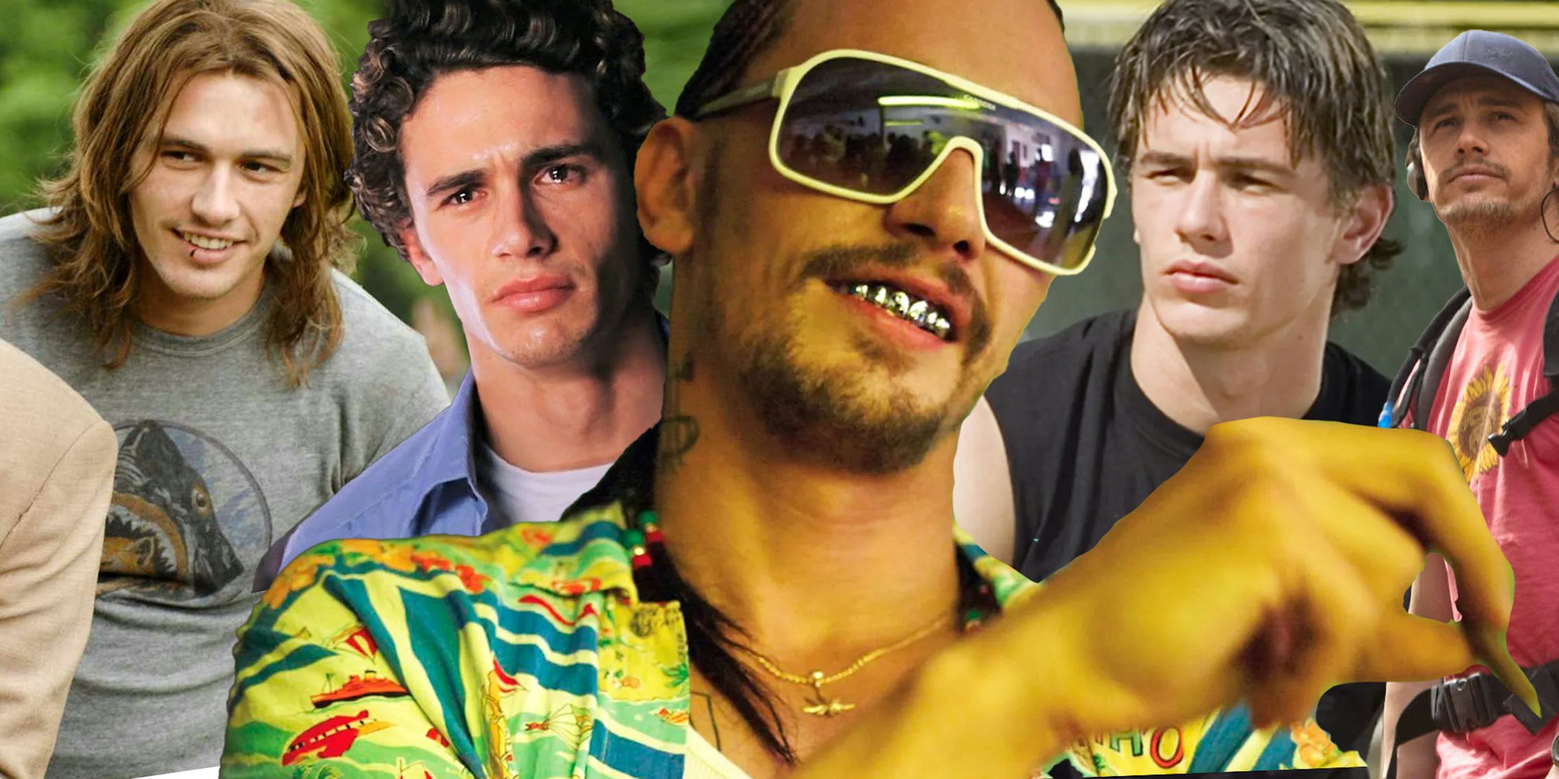 james franco montage to illustrate story on james franco movies