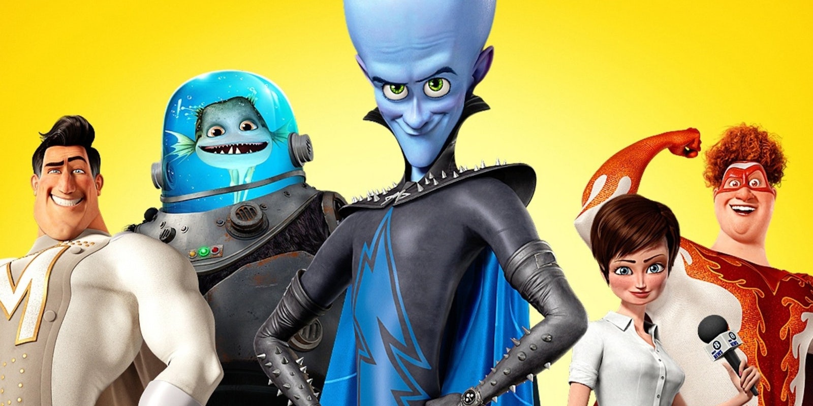 Megamind cast from poster
