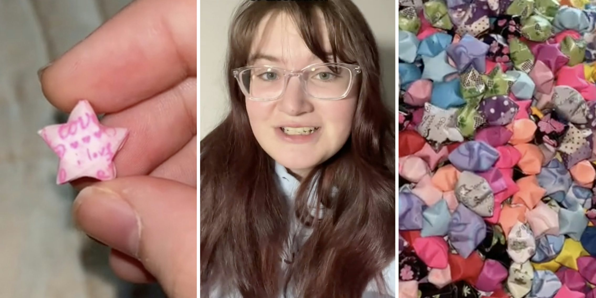 Woman Makes Thousands of Paper Stars During Hospital Stay