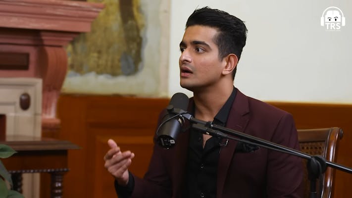 young man at microphone