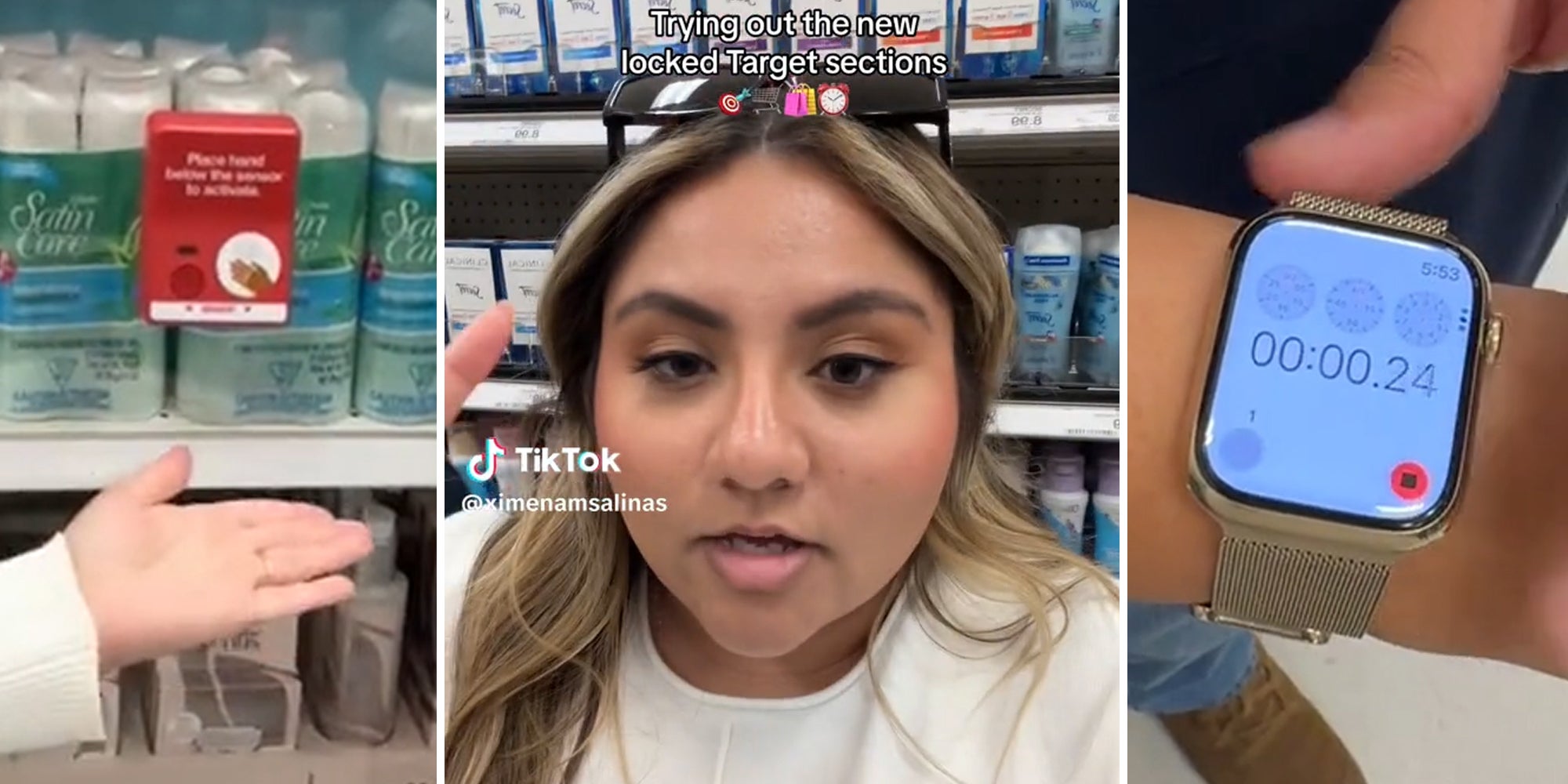 Target Customer Times How Long It Takes for Worker To Unlock