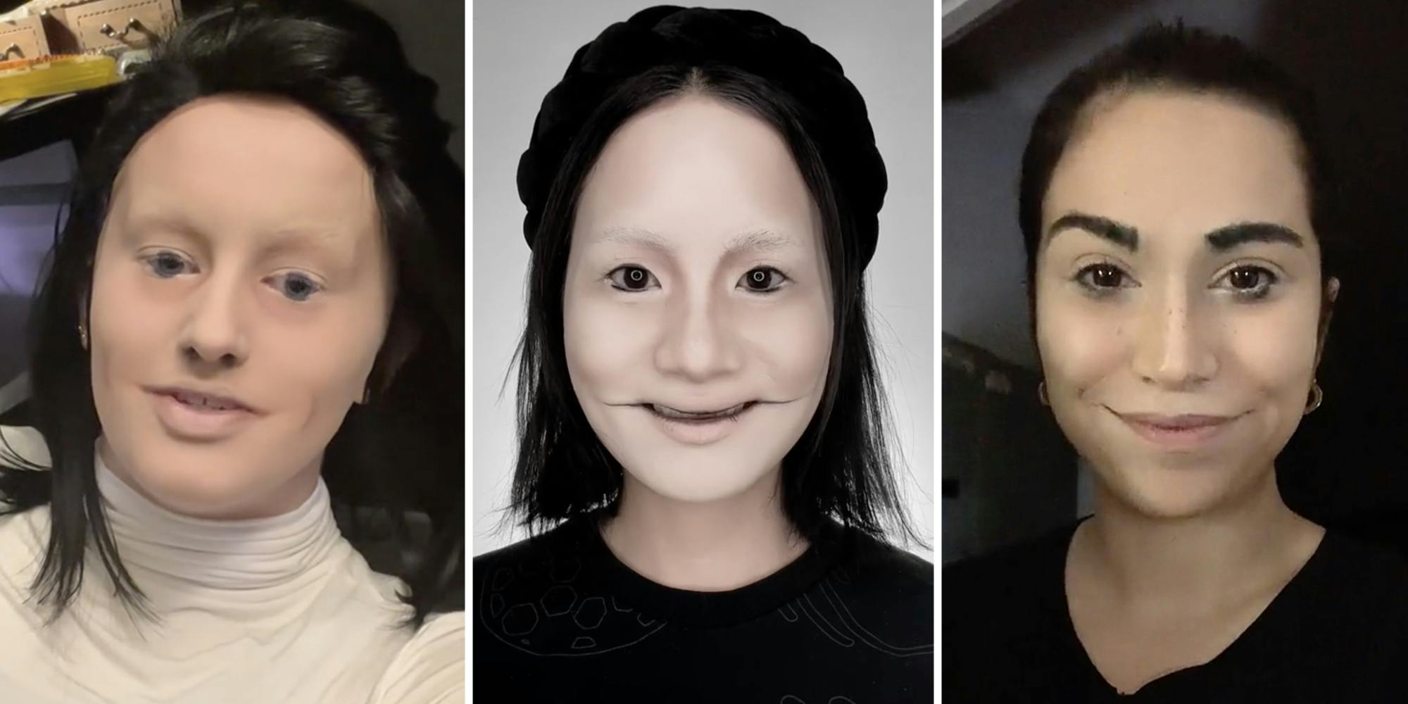 TikTok's Uncanny Valley Makeup Trend, Explained
