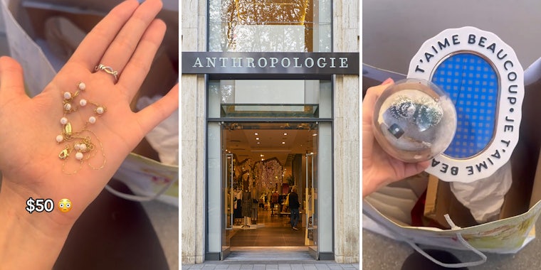Customer dumpster dives behind Anthropologie, is shocked by what she finds