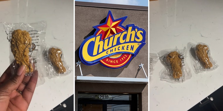 Church’s Chicken hands out free prepackaged ‘drumsticks’ to customers. What are they?