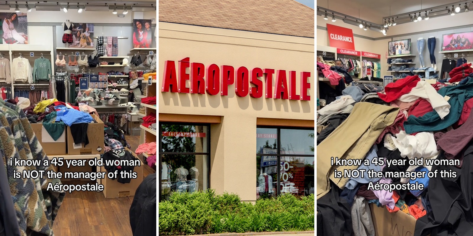 Customer blasts chaotic Aeropostale that 'looks like a hurricane hit