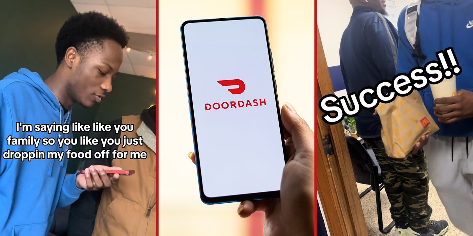 Student not allowed to DoorDash food to school. So he comes up with a creative solution