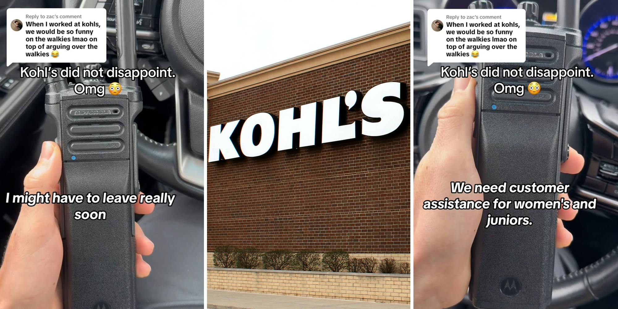 Customer uses walkie to eavesdrop on Kohl’s employees talking about their co-workers