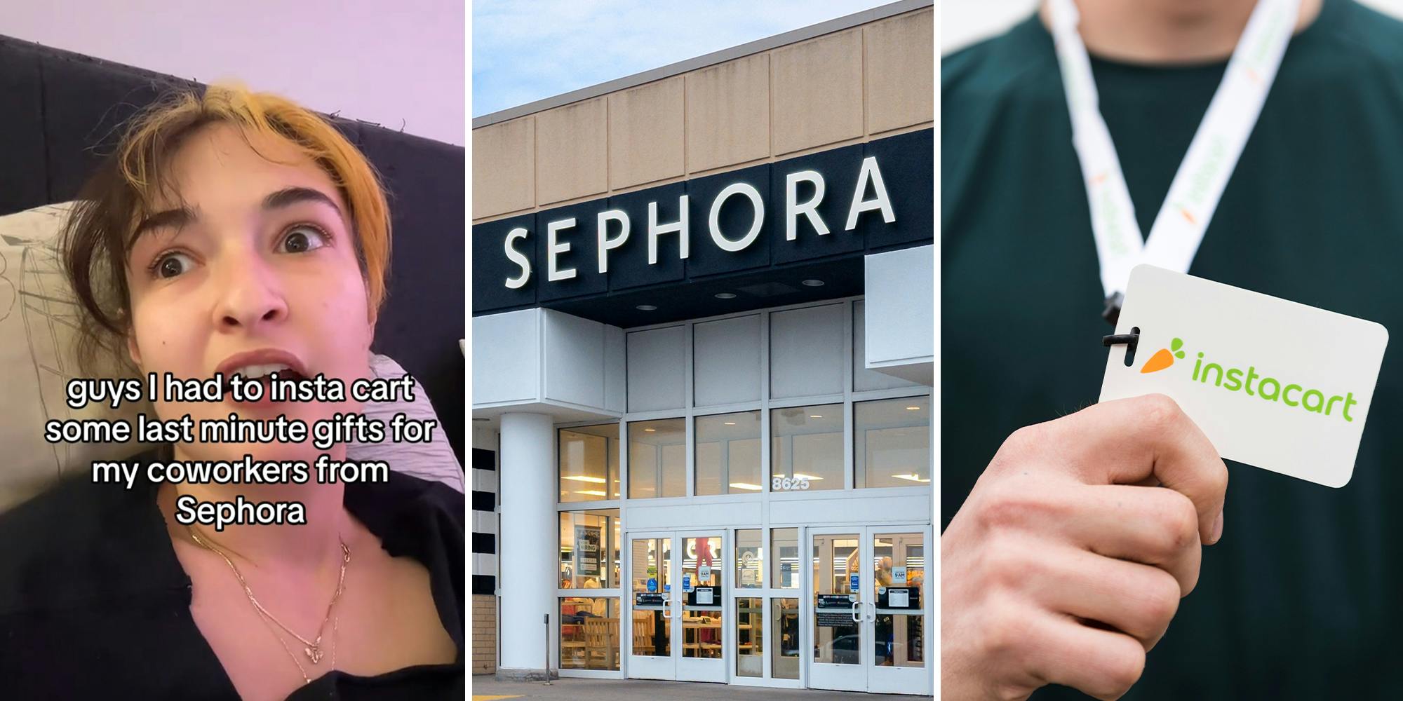 Sephora Customer Gets Male Instacart Shopper