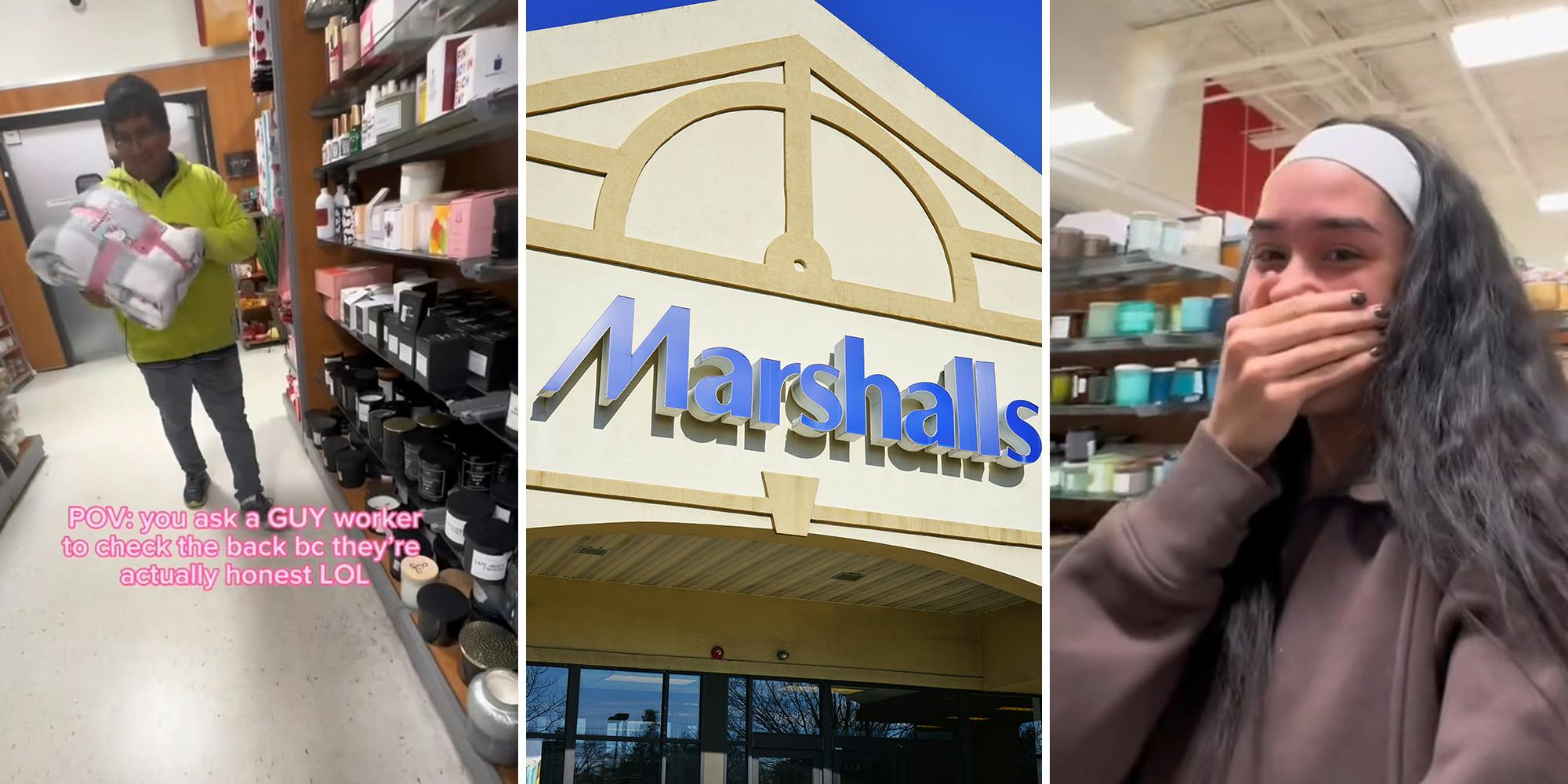 Marshalls workers criticize customer after she says only male workers are honest about 'checking in the back'