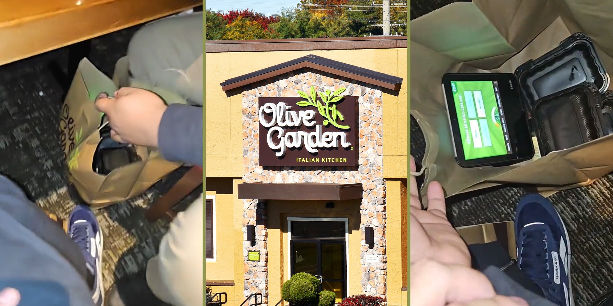 Olive Garden Customers Steal Table Ziosk in ToGo Bag