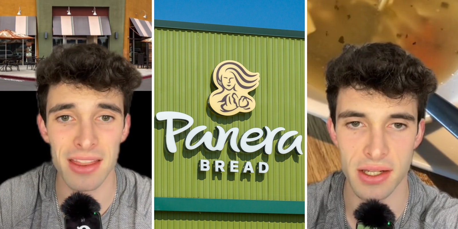 Customer has a theory for why he claims Panera Bread went down in quality