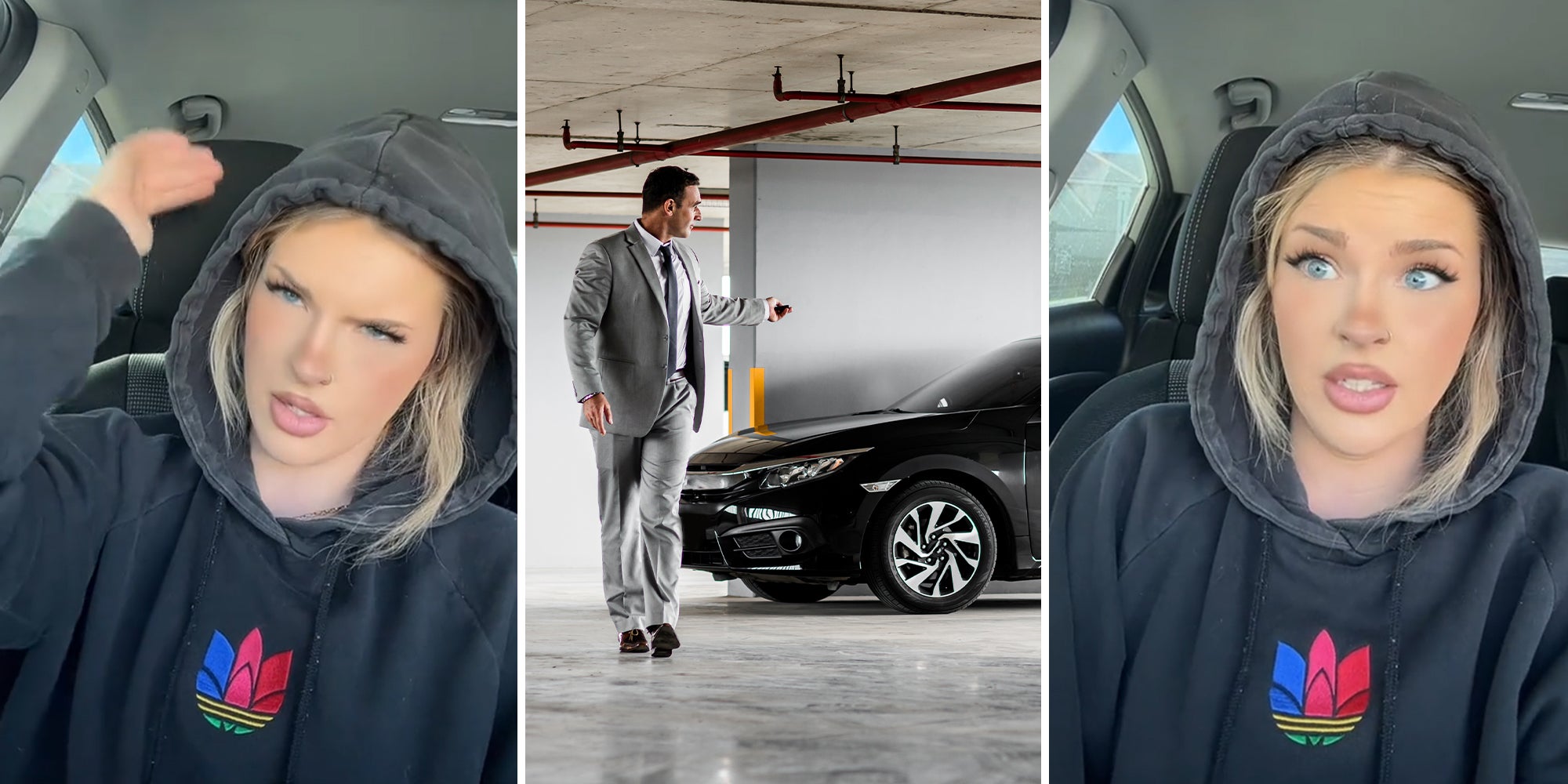 Worker boss parking fail