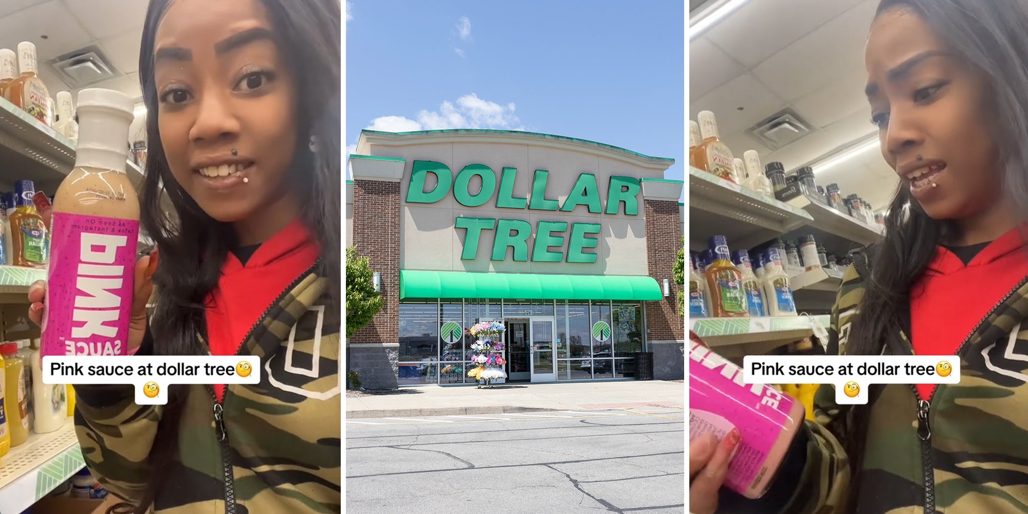Dollar Tree Worker Finds Viral Pink Sauce. She Can't Believe Price