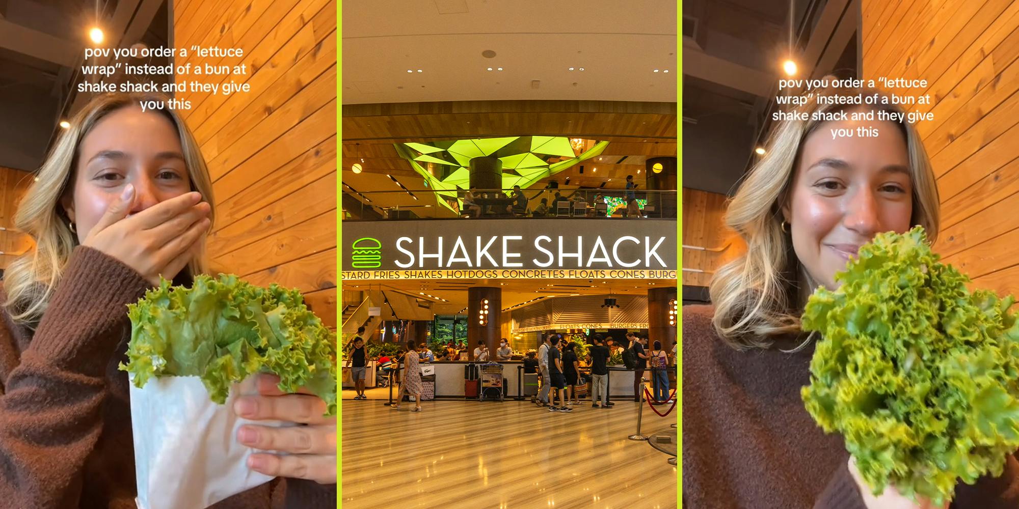 Customer orders lettuce wrap at Shake Shack, gets more than she bargained for