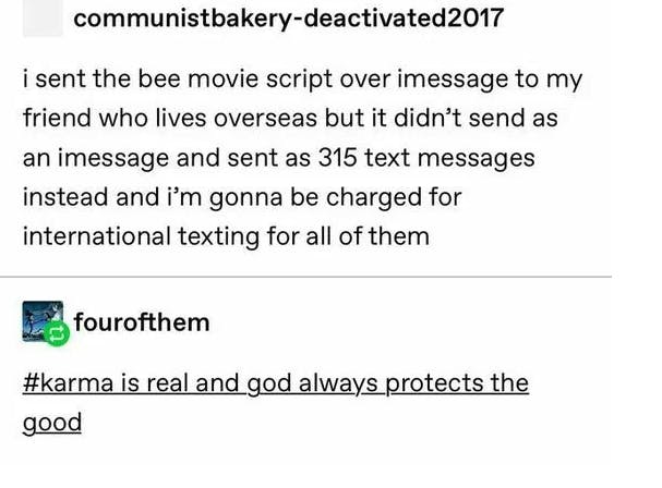 Bee Movie meme