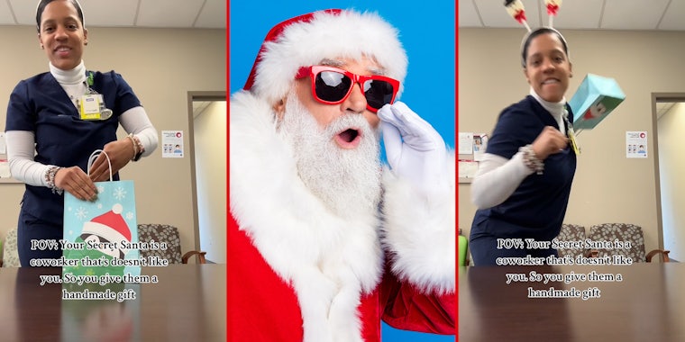 Worker gets co-worker who doesn't like her as Secret Santa