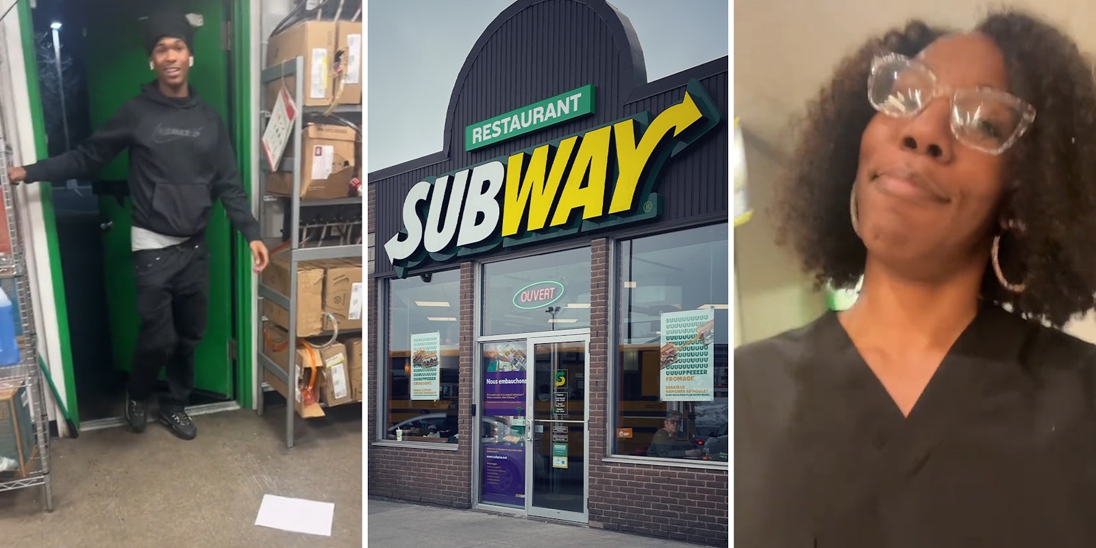 Subway customer goes to back of store, interrupts lone worker while they’re on their ‘break’