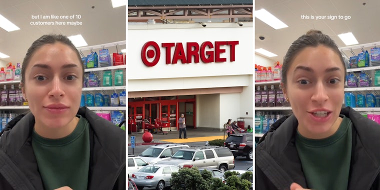 Target shopper claims 7am is the best time to shop in-store.