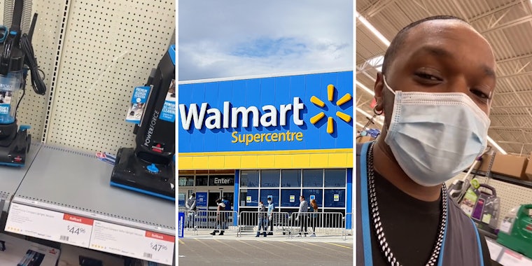 Walmart customer tried to buy display vacuum cleaner after getting told no