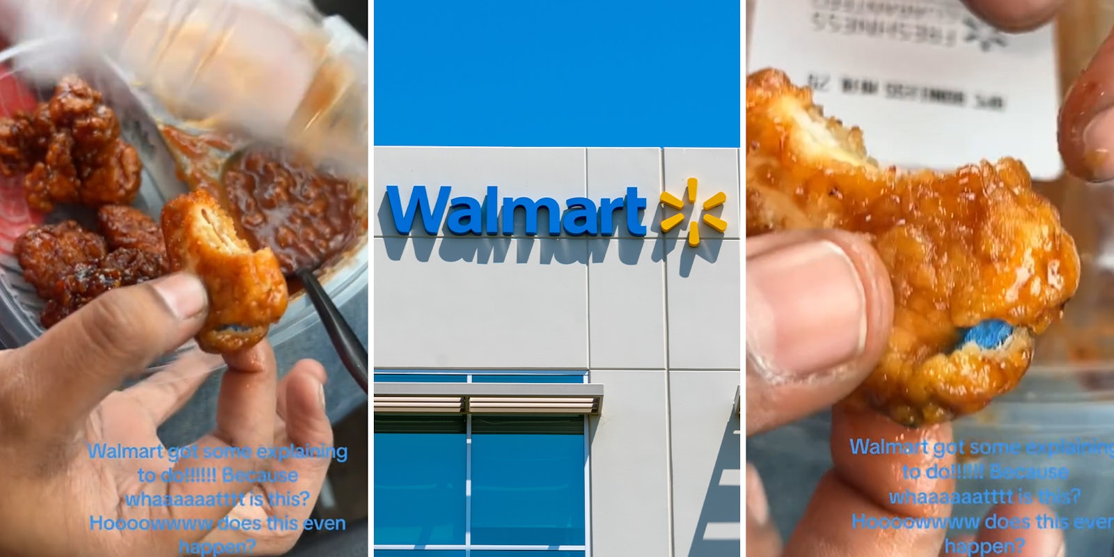 Walmart customer bites fried-and-battered block of literal wood instead of honey BBQ boneless wing