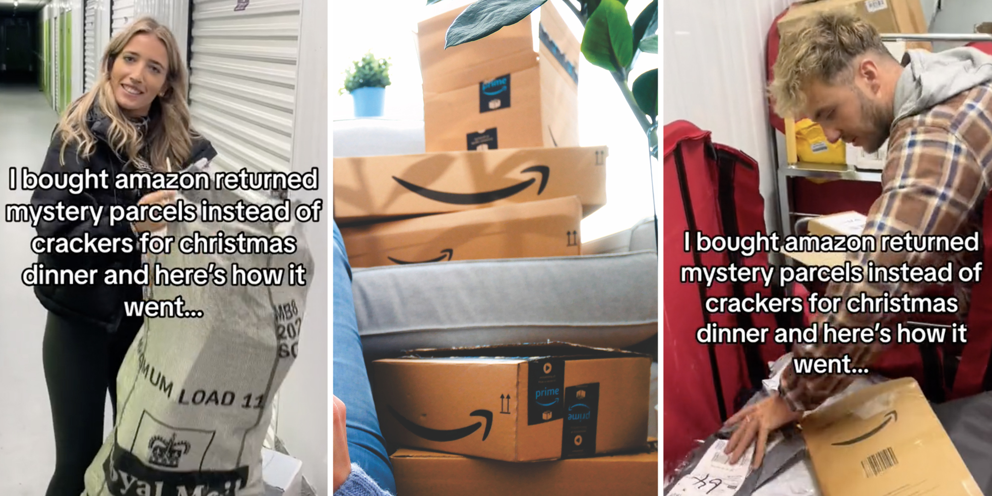 Woman Buys Returned Amazon Packages To Give As Gifts