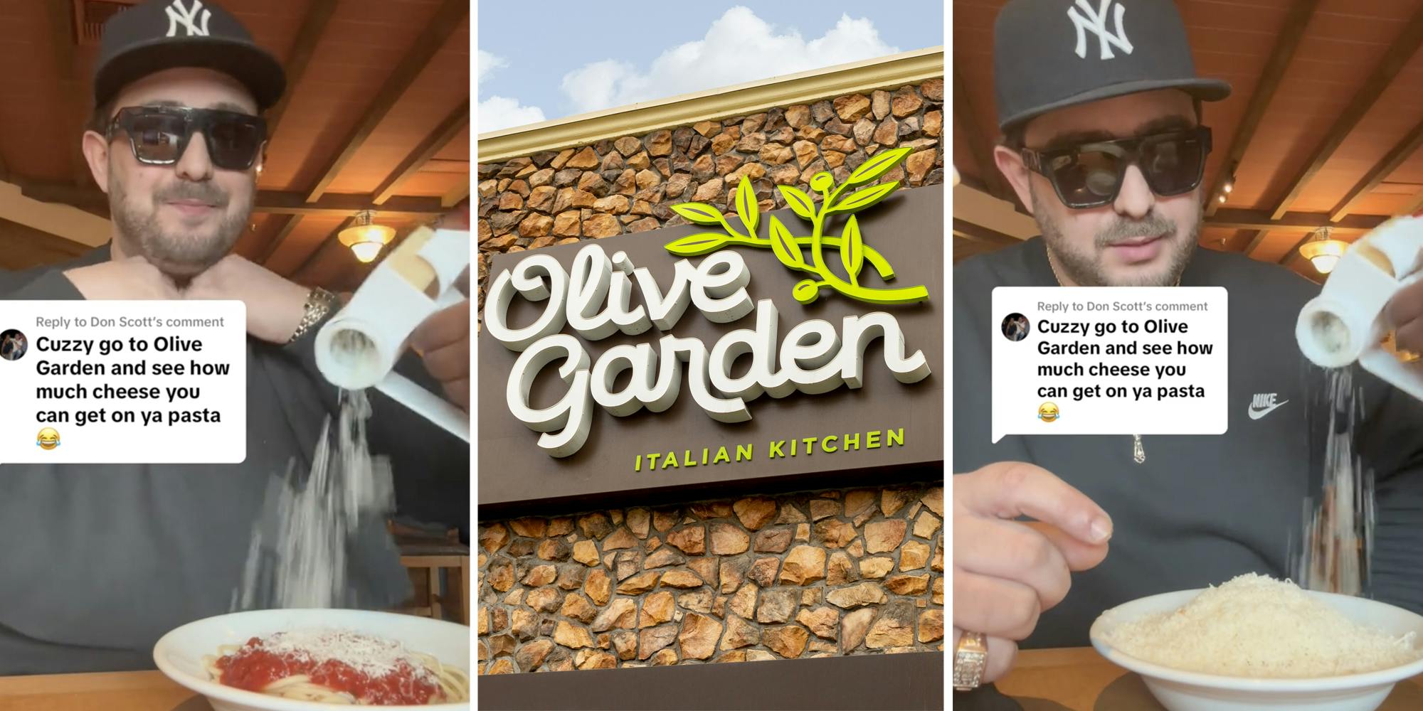 The Cheese Olive Garden Grates On Pasta May Not Be True Parmesan