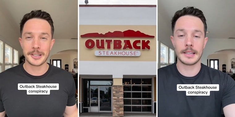 Outback Steakhouse customer swears you used to be able to throw peanut shells on the ground.