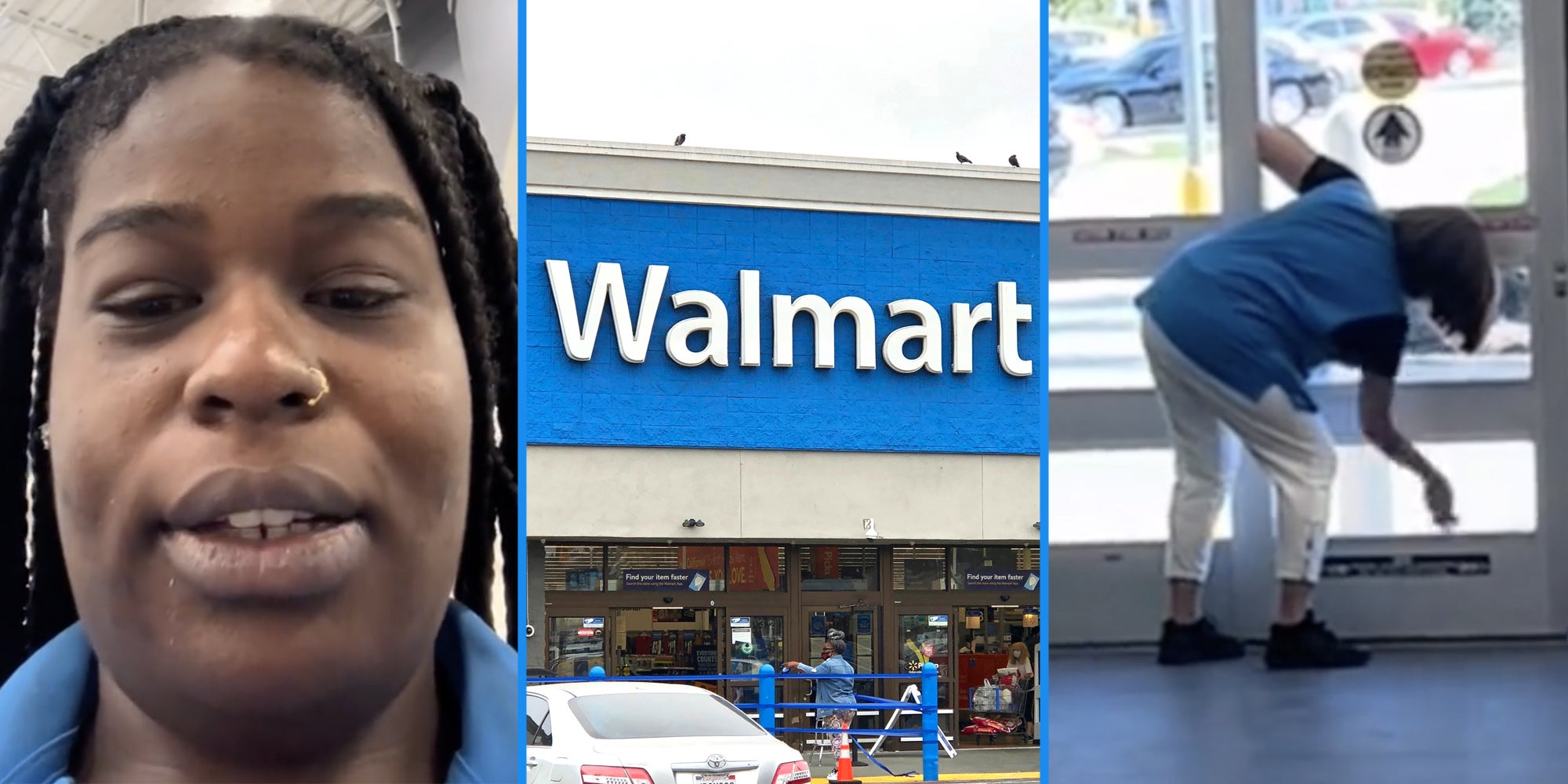 Walmart Worker Sparks Debate After Refusing To Clean Windows