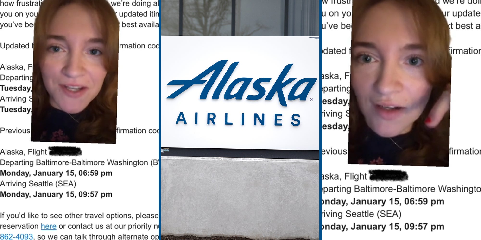 Alaska Airlines Changed Flight to Leave From Opposite Coast