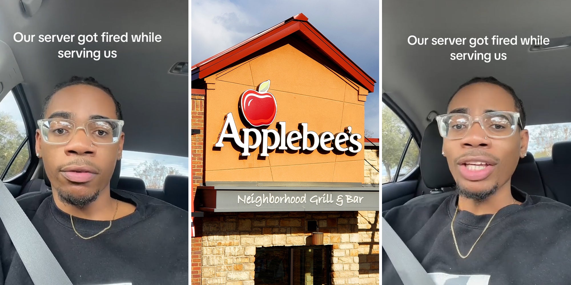 Applebee’s customer says worker got fired in the middle of serving them