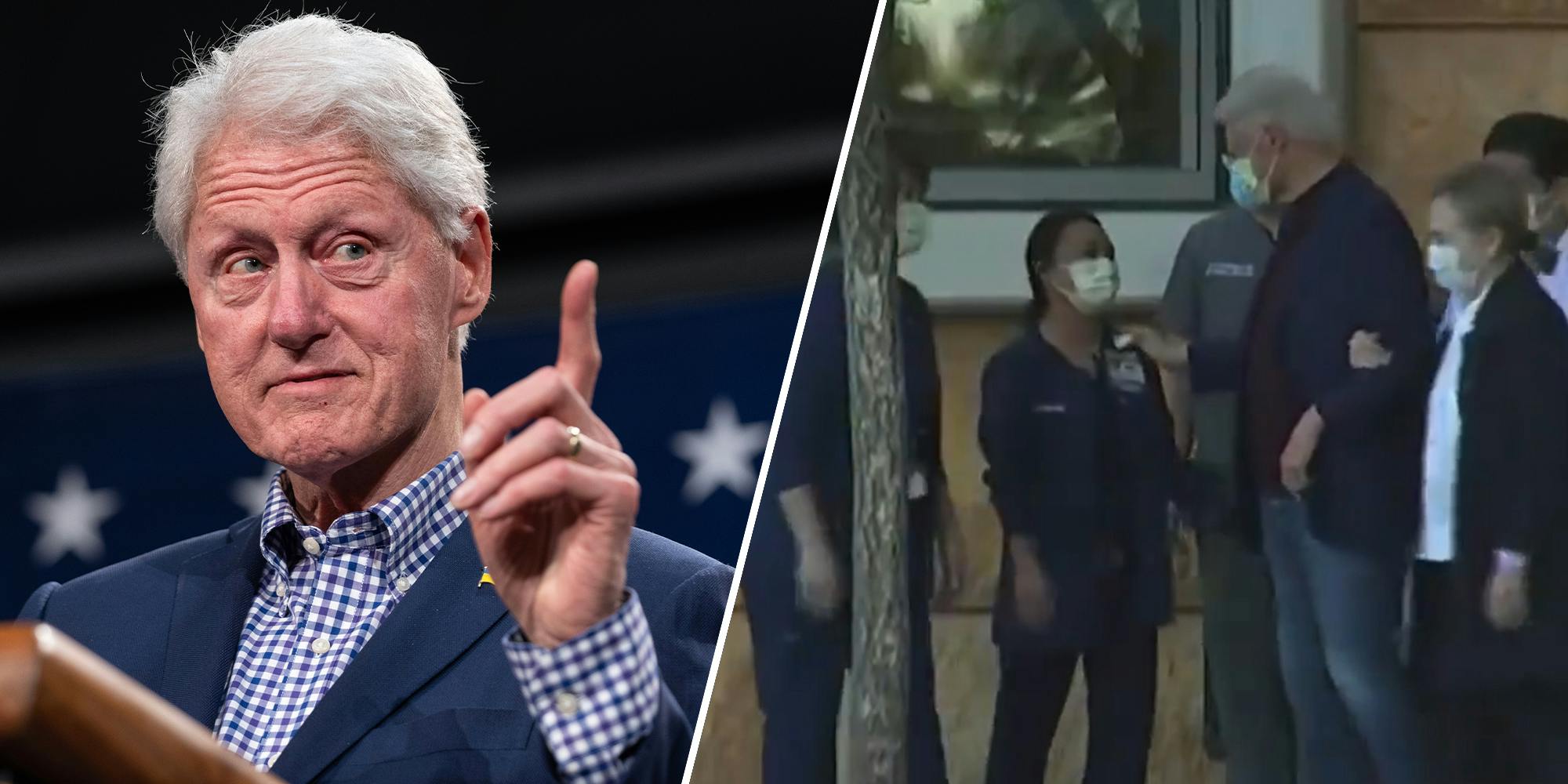Conspiracy theorists think Bill Clinton visited the hospital to distract from Epstein docs